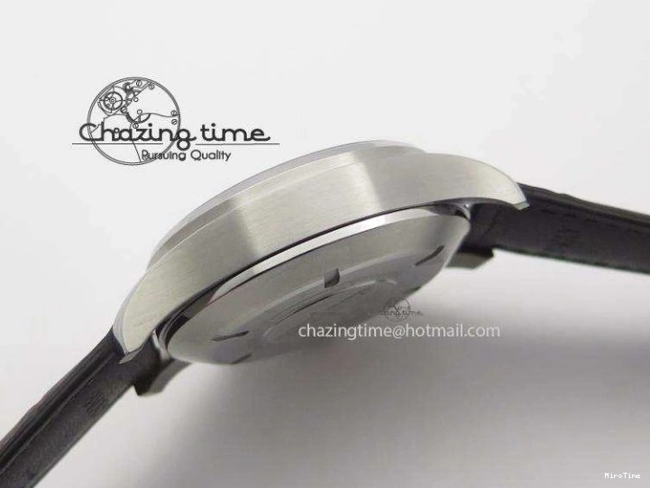 MIROTIME 0204 Cozy Pilot Chrono SS IW387802 V6F 1:1 Best Edition On Brown Leather Strap A 7323